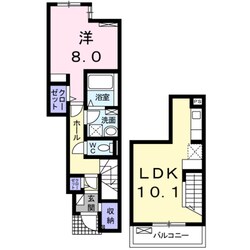 シカタ　ロジュマンの物件間取画像